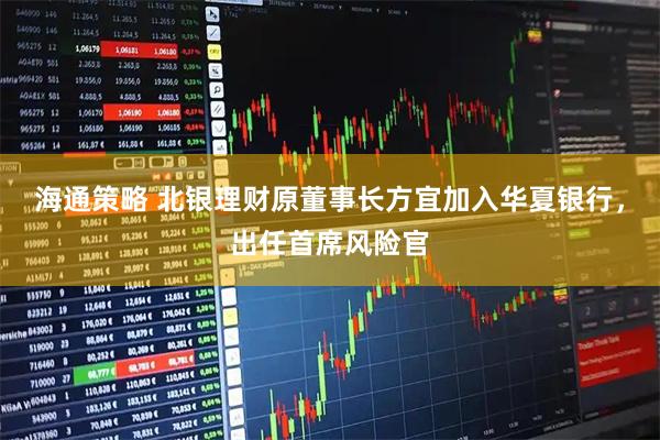 海通策略 北银理财原董事长方宜加入华夏银行，出任首席风险官