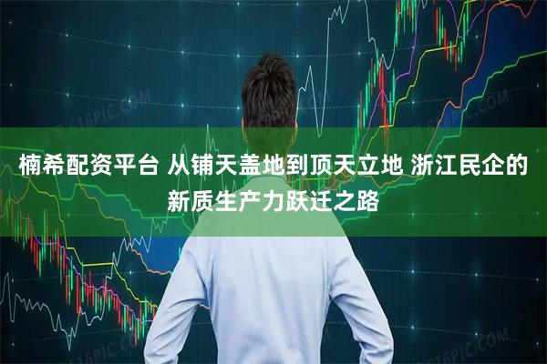 楠希配资平台 从铺天盖地到顶天立地 浙江民企的新质生产力跃迁之路