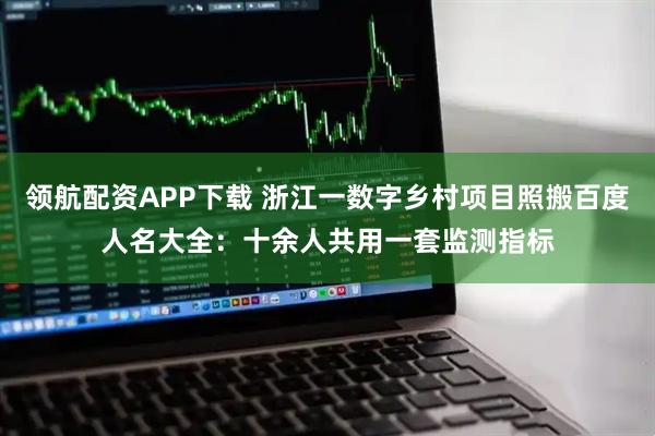 领航配资APP下载 浙江一数字乡村项目照搬百度人名大全：十余人共用一套监测指标